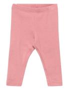 Rib Leggings Wheat Pink