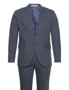 Jprriviera Linen Suit Slim Fit Jack & J S Navy