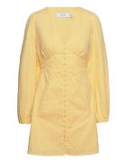 Vimalina L/S Puff Sleeve Short Dress/Ka Vila Yellow