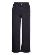D2. Cropped Wide Color Jeans GANT Black