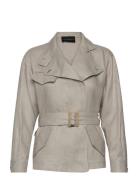 Caban Coat Emporio Armani Beige