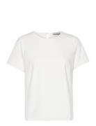 Olga Stretch Crepe Top Marville Road White