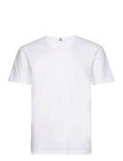Dovre T-Shirts V-Neck Organic Dovre White
