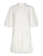 Fie Short Solid Ss Dress NORR White
