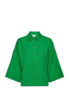 Objtilda Boxy Shirt Noos Object Green