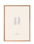 Simple-Living-Pause Poster & Frame Patterned