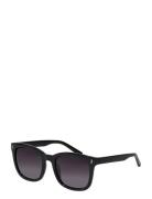 Katya Recycled Iconic Retro Sunglasses Pilgrim Black