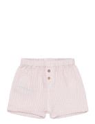 Cotton Striped Shorts Mango Patterned