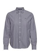 Reg Broadcloth Striped Shirt GANT Blue