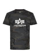 Basic T-Shirt Camo Alpha Industries Black