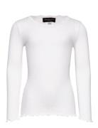 Silk T-Shirt W/ Lace Rosemunde Kids White