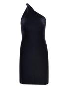 Asymmetric Velvet Dress Filippa K Black