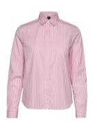 Reg Broadcloth Striped Shirt GANT Pink