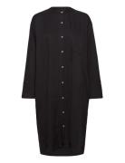 Flora Shirtdress Twill Moshi Moshi Mind Black