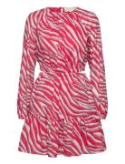 Ls Cut Out Mini Dress Michael Kors Pink
