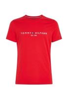 Tommy Logo Tee Tommy Hilfiger Red