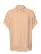 Aven Ss Linen Shirt MOS MOSH Beige