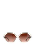 Grace Champagne Gradual Brown Corlin Eyewear Pink