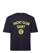 Yacht T-Shirt GANT Navy