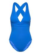 S.collective Cross Back Piece Seafolly Blue