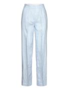 Linen Straight Trousers REMAIN Birger Christensen Blue