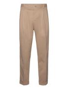 Relaxed Tapered Cotton Suit Pants GANT Beige