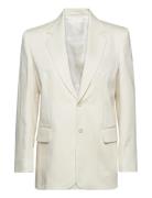 Tailored Pinstripe Blazer Filippa K White
