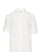 Vis Regular Shirt Ss Tommy Hilfiger White