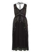 Laia Emb Dress AllSaints Black