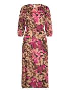 Kadorita Dress Kaffe Pink