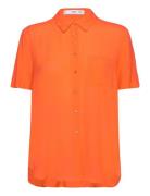 Pocket Over Shirt Mango Orange