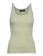 Silk Top W/ Elastic Band Rosemunde Green