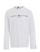 U Essential Tee L/S Tommy Hilfiger White