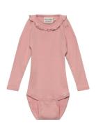 Body Ls Rib Minymo Pink