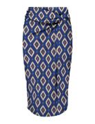 Onlleah Knot Skirt Ex Ptm ONLY Navy