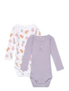 Nbfbody 2P Ls Lavender Aura Dino Name It Patterned