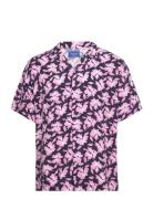 Jorluke Palma Aop Resort Shirt Ss Ln Jack & J S Pink