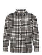 Check Overshirt Lindbergh Grey