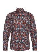 Aop Superflex Shirt L/S Lindbergh Burgundy