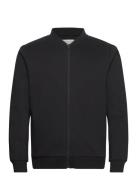 Clean Sweat Bomber Jacket Tom Tailor Black