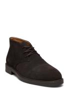 Slhblake Suede Chukka Boot B Selected Homme Black