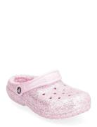 Classic Lined Glitter Clog K Crocs Pink