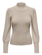 Onlkatia L/S Highneck Pullover Knt Noos ONLY Beige