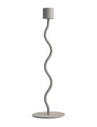 Curved Candleholder Cooee Design Beige