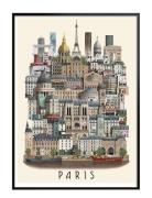 Paris Small Poster Martin Schwartz Patterned