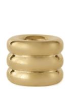 Savi Solid Brass Candleholder OYOY Living Design Gold