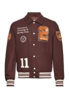 Les Deux Varsity Wool Jacket 3.0 Les Deux Brown