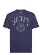 Varsity Tee Lee Jeans Navy