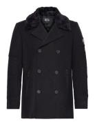 Archie Wool Field Coat Jofama Black