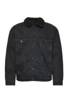 Onsrick Ovz Black 6942 Teddy Dnm Jacket ONLY & SONS Black